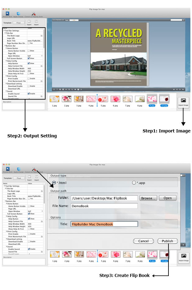 Click to view Flip Image for Mac 2.2 screenshot