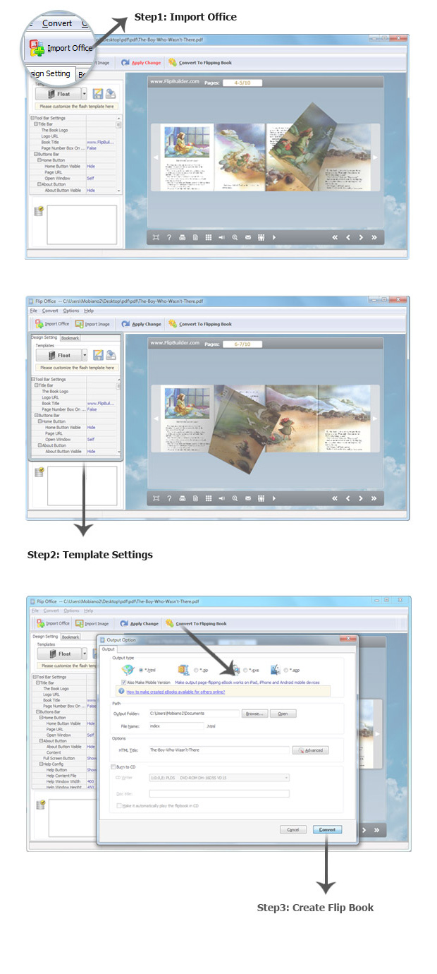 Click to view Flip Office 2.4 screenshot