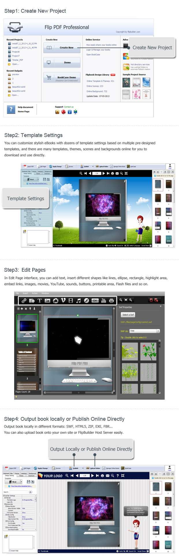Flip PDF Professional software
