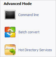 advanced convert modes