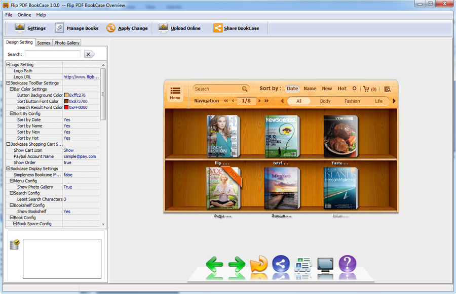 main_menu_manage_online_bookcase
