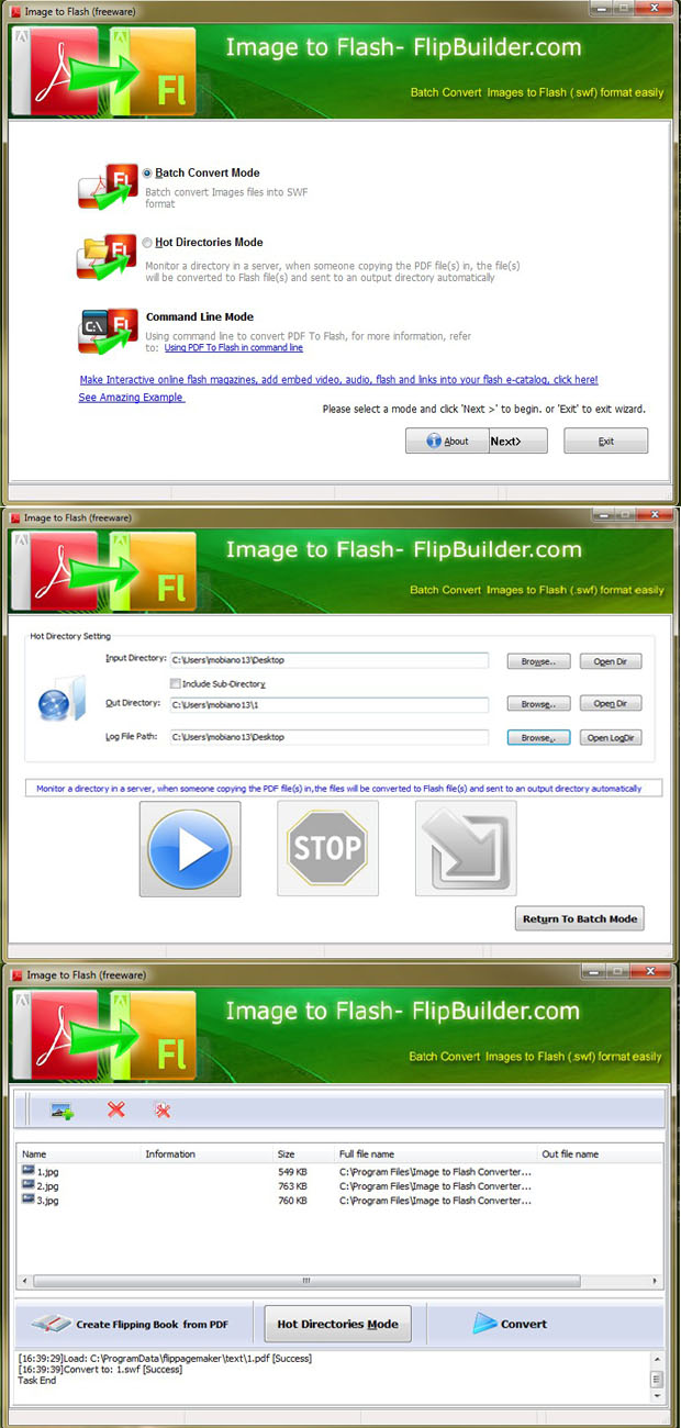 Windows 7 FlipBuilder Doc to Flash (Freeware) 1.0.0 full