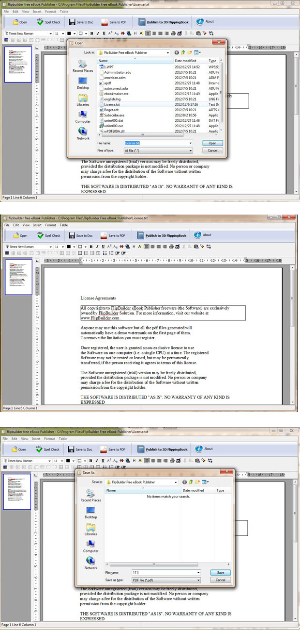 FlipBuilder Ebook Publisher (Freeware) screenshot FlipBuilder Ebook Publisher (Freeware) screenshot