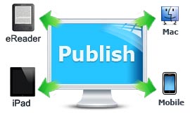 Easily convert PDFs to standard ePub format 