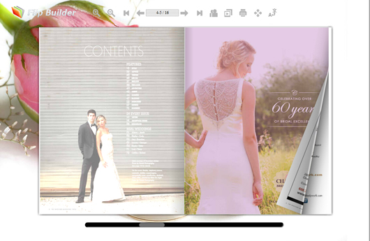 free bridal magazine template 