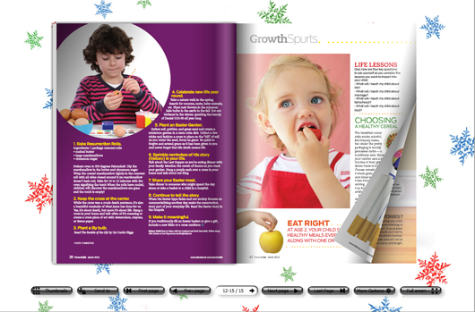 free kids magazine template 