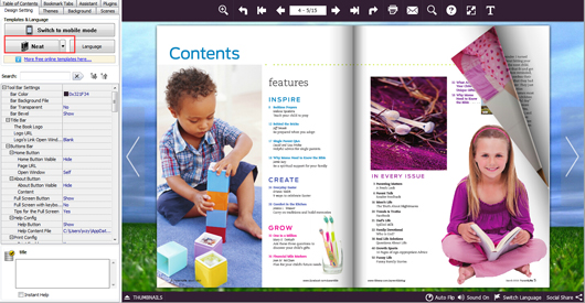 free kids magazine template 