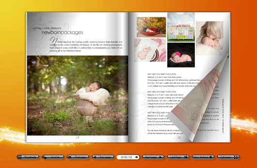 free photo magazine template 