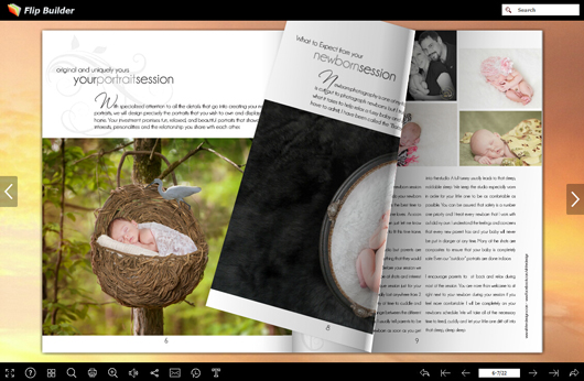 free photo magazine template 