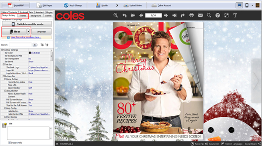 create a popular food magazine