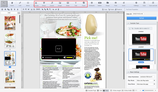 create a popular food magazine