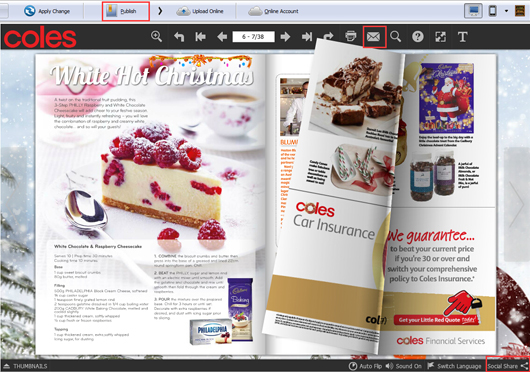 create a popular food magazine