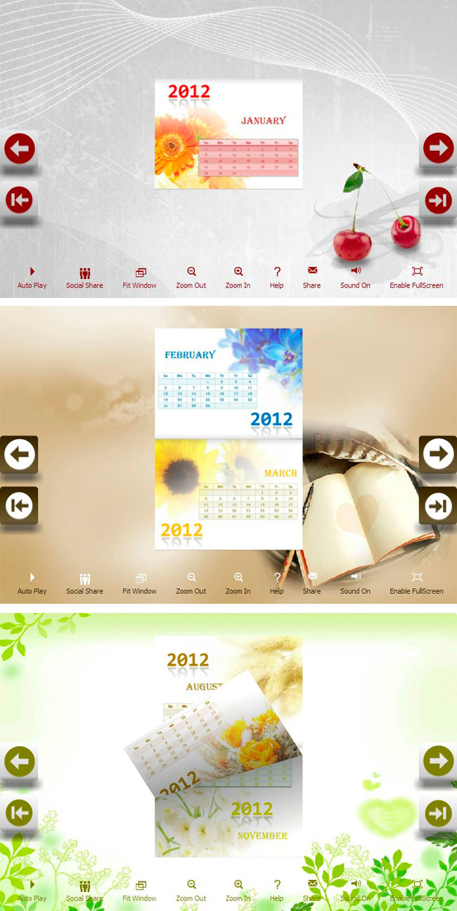 Flipbook_Themes_Package_Calendar_Pretty 1.0 full