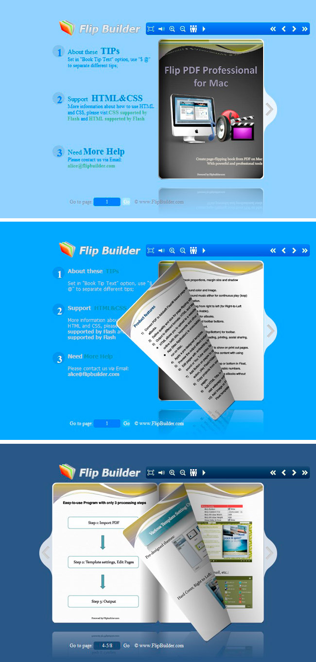Flip_Themes_Package_Conciseness_Blue 1.0 full