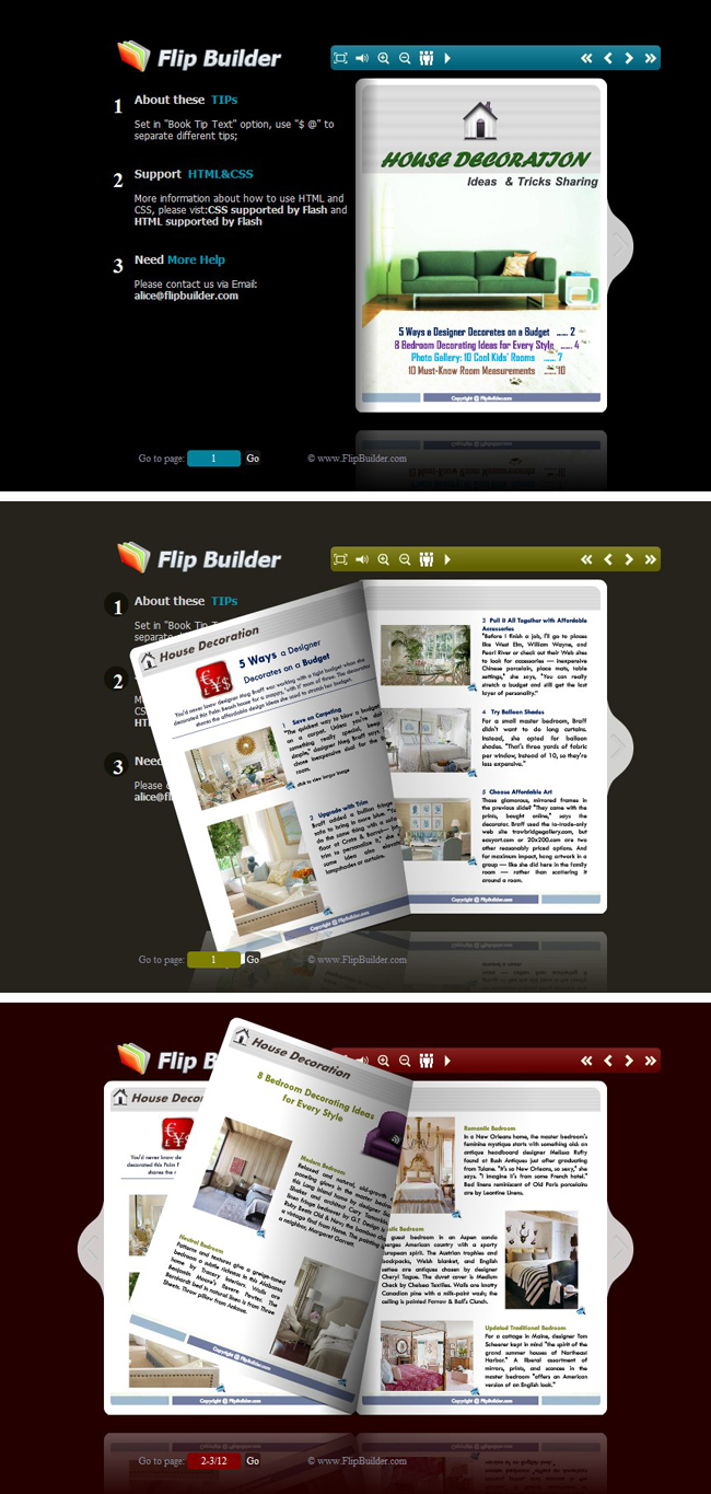 Flip_Themes_Package_Conciseness_Dark screenshot Flip_Themes_Package_Conciseness_Dark screenshot