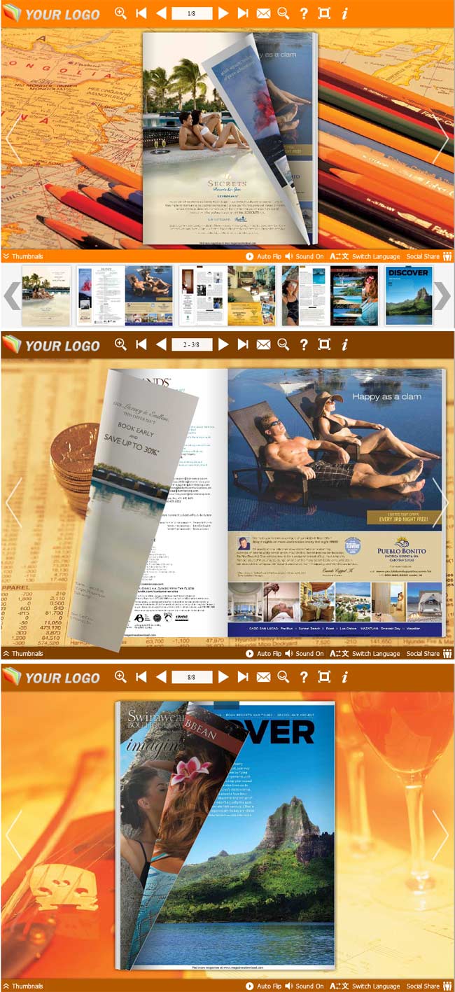 Windows 8 Flipbook_Themes_Package_Neat_Business full