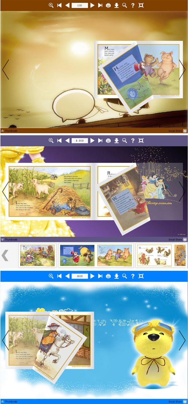 Windows 8 Flipbook_Themes_Package_Neat_Cartoon full