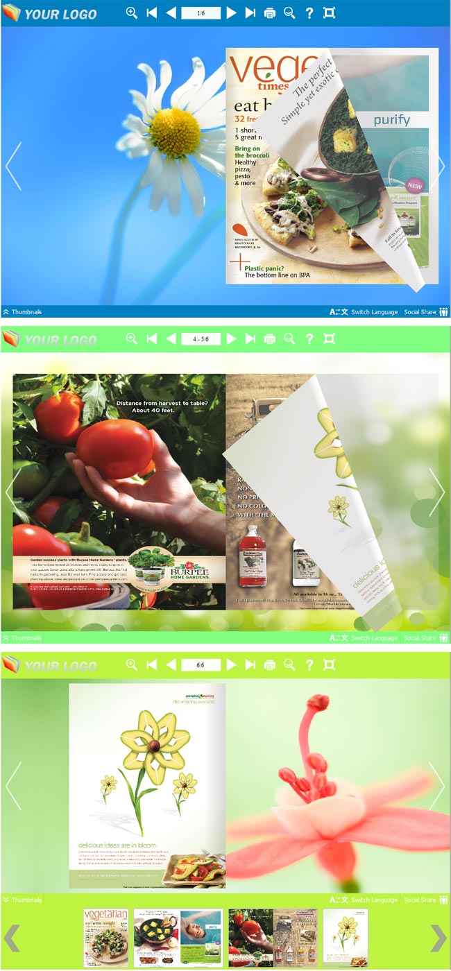 Flipbook_Themes_Package_Neat_Fresh screenshot Flipbook_Themes_Package_Neat_Fresh screenshot
