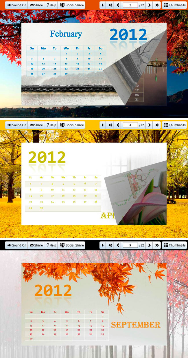 Flip_Themes_Package_SingleSlide_Autumn screenshot