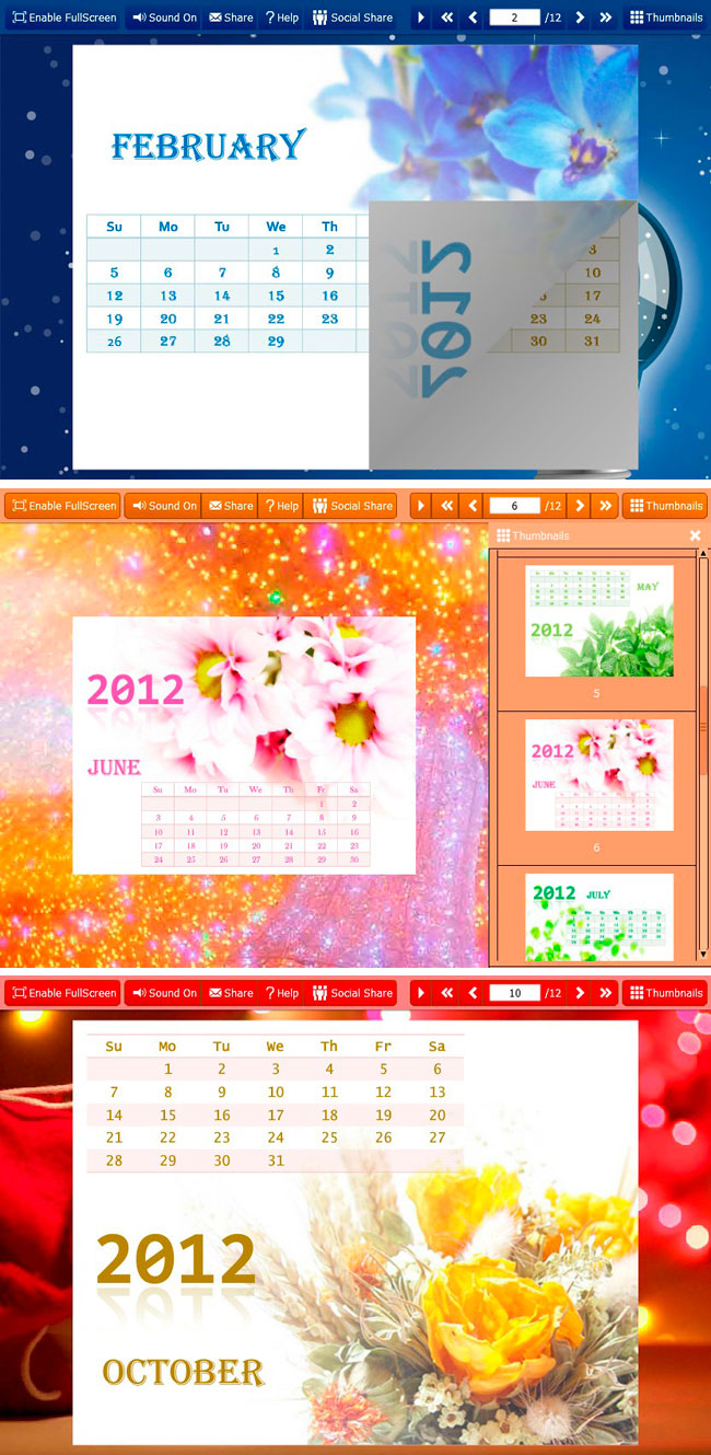 Windows 7 Flip_Themes_Package_SingleSlide_Christmas 1.0 full