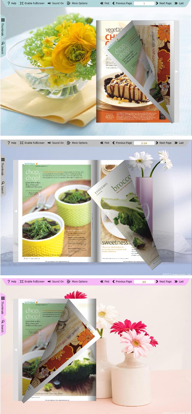 Flipbook_Themes_Package_Spread_Delicacy 1.0 full