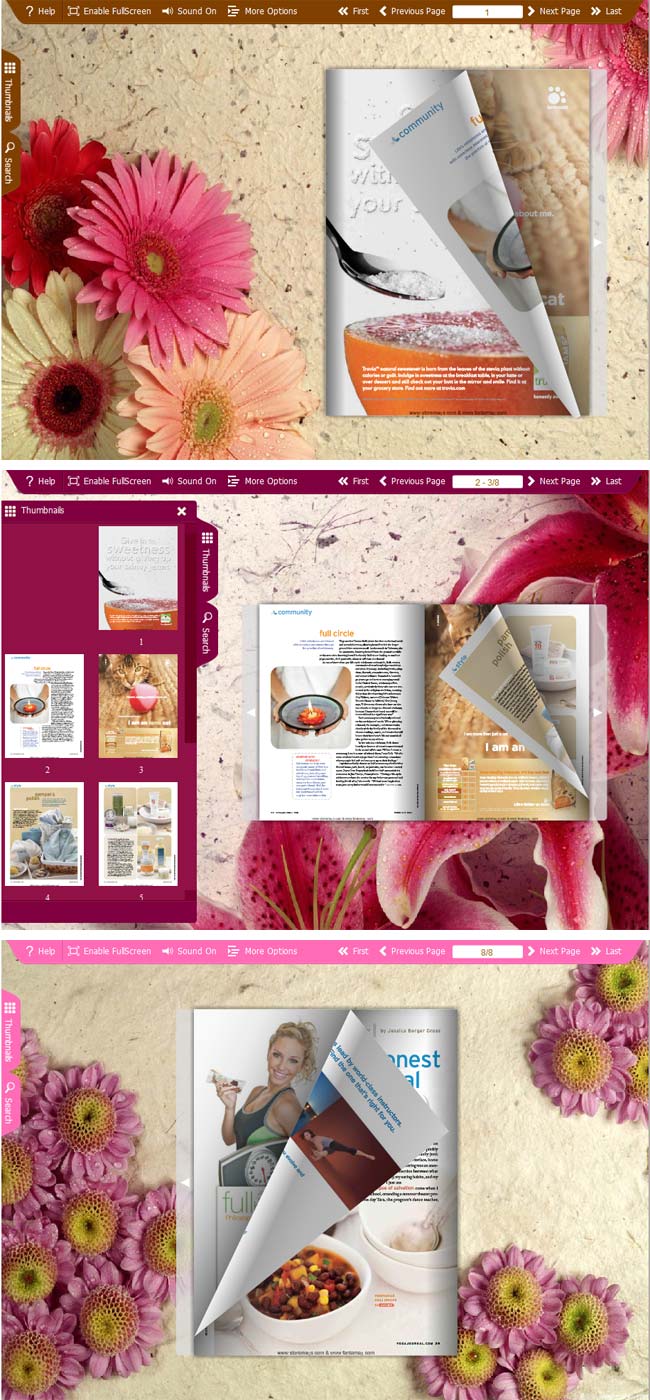 Flipbook_Themes_Package_Spread_Flowers 1.0 full