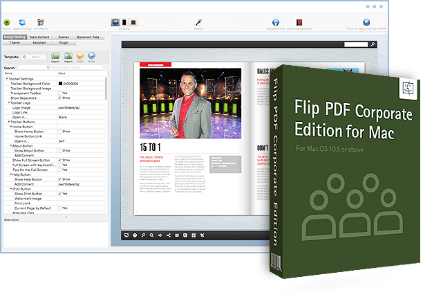 Flip PDF Corporate Edition for Mac Screenshot