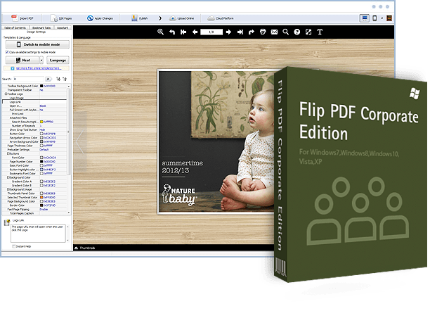 flip pdf corporate edition screenshot