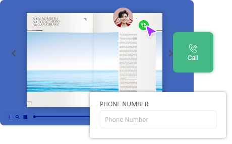 Make a Phone Call - Build Instant Contact with Readers