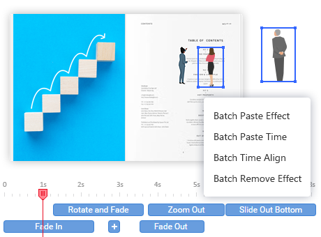 Batch Management on Effects Timing