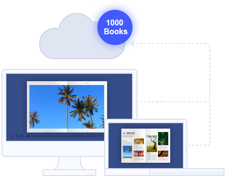 One Year Free Hosting Add - on Service to Upload 1,000 Books