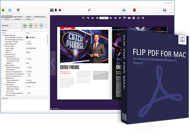Flip PDF For Mac Screenshot