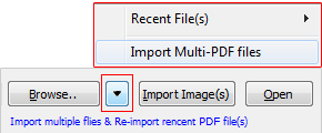 import multiple PDFs for batch conversion