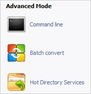 advanced convert modes