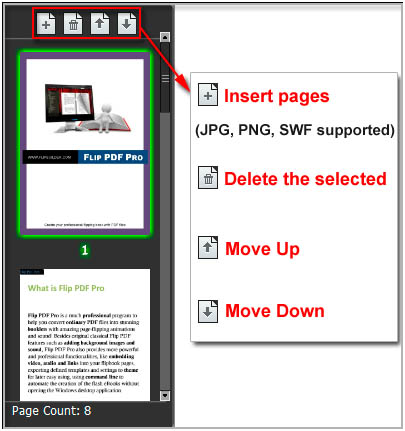 manage pages