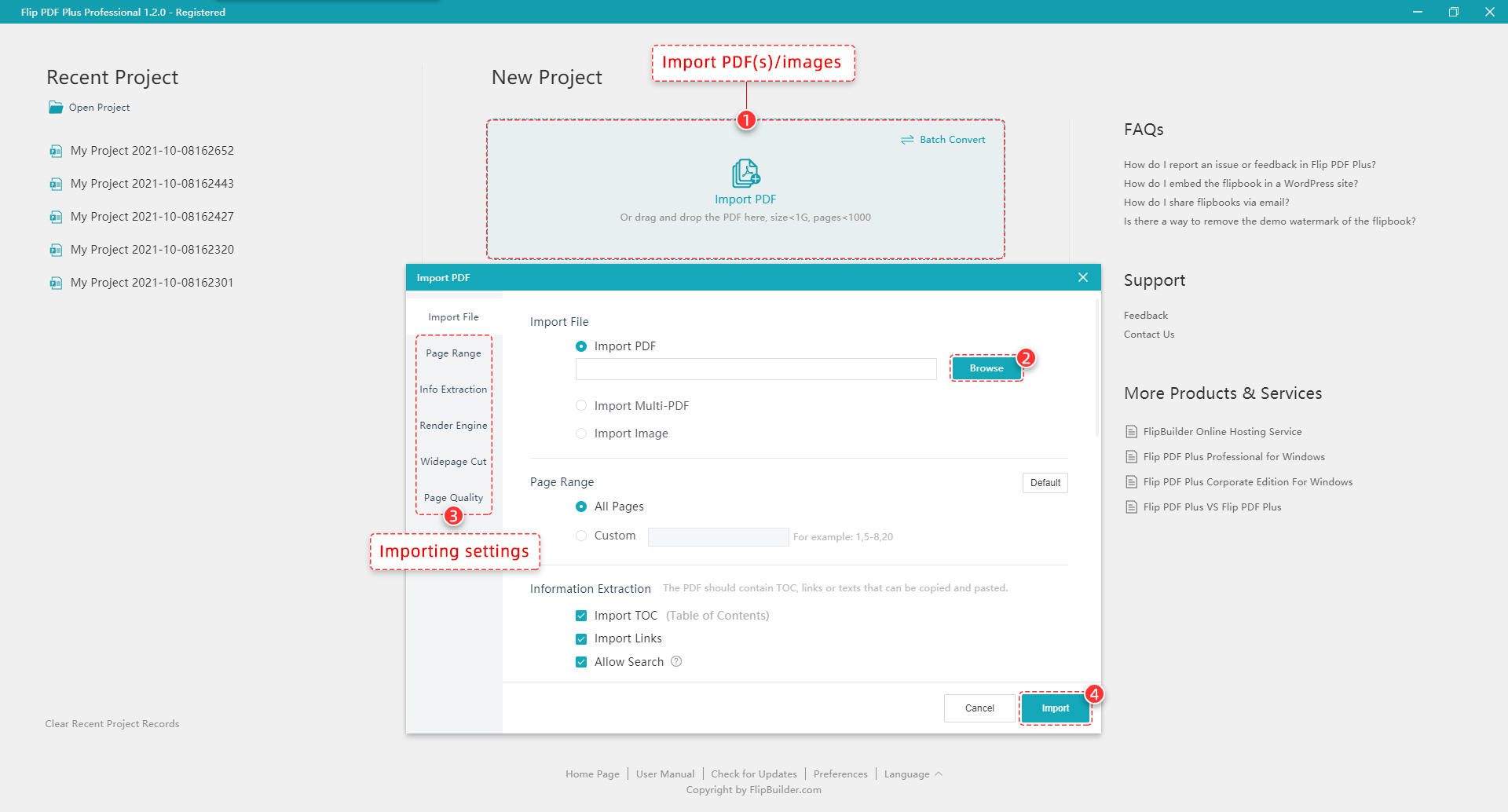 Step1: Import PDF from your computer