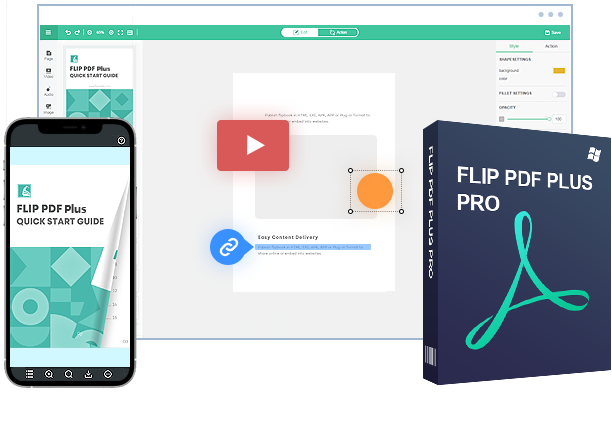 Flip PDF Pro, convert PDF into flipbooks