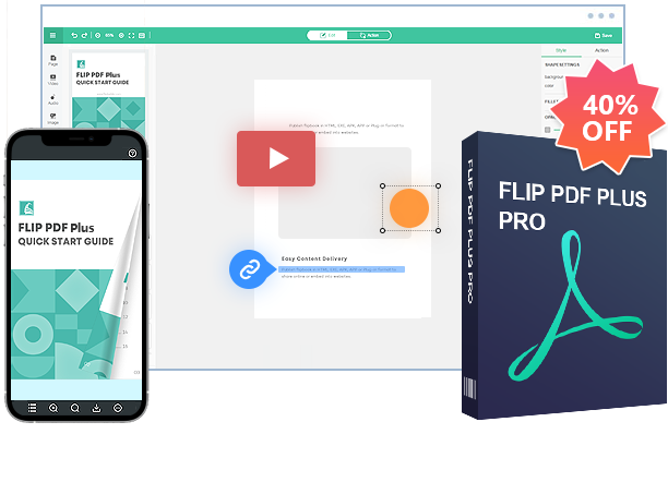 Flip PDF Pro, convert PDF into flipbooks