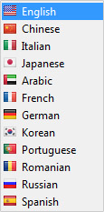 UI languages