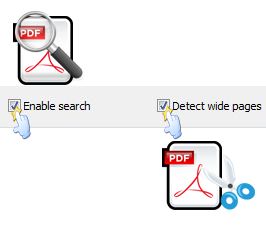 search detect wide page