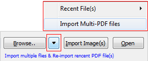 import multiple PDFs for batch conversion