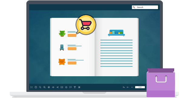 Flip Shopping Catalog: Build Online Shopping Catalog with Price Icon, Order  Button Added.[FlipBuilder.com]