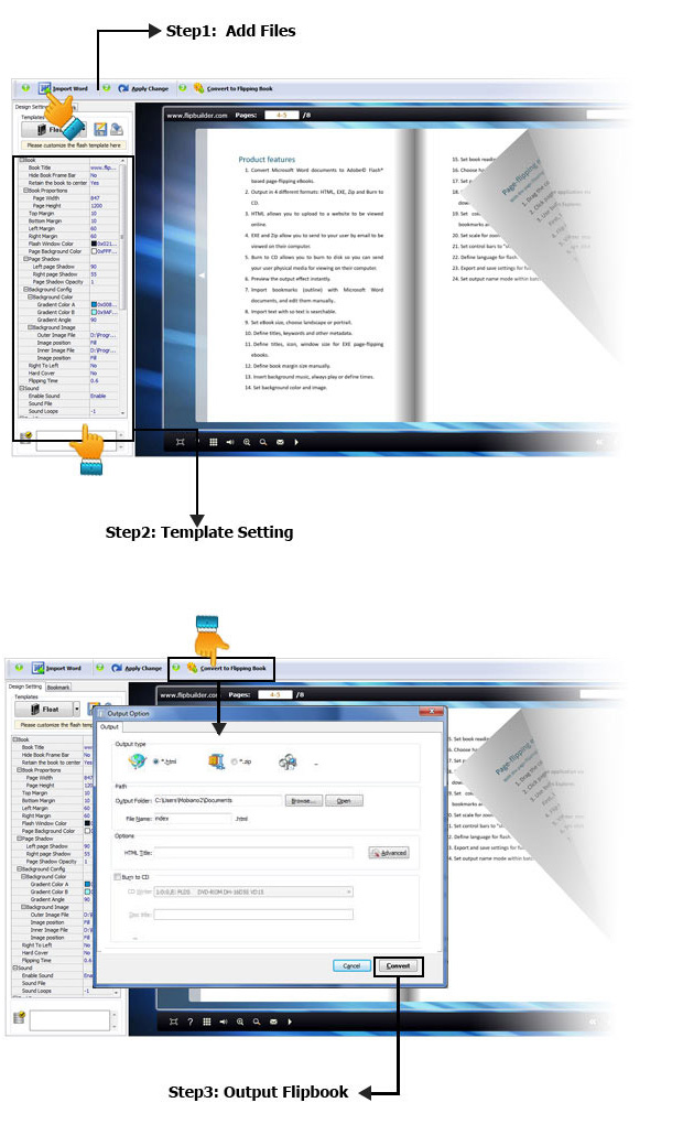 how to flip single page in word