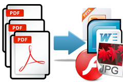 Batch Convert PDFs to many format files 