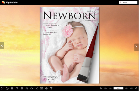 free baby magazine template 