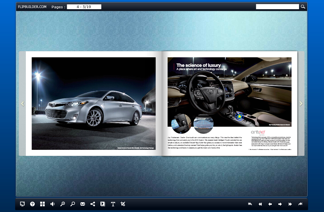 free car magazine template 