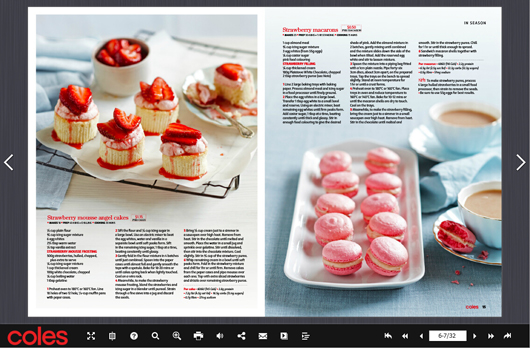 free food magazine template 