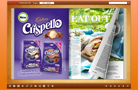 free food magazine template 