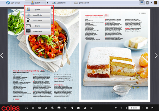 create a flash magazine from PDF file