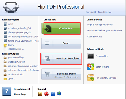 make a magazine with Flip PDF Professional